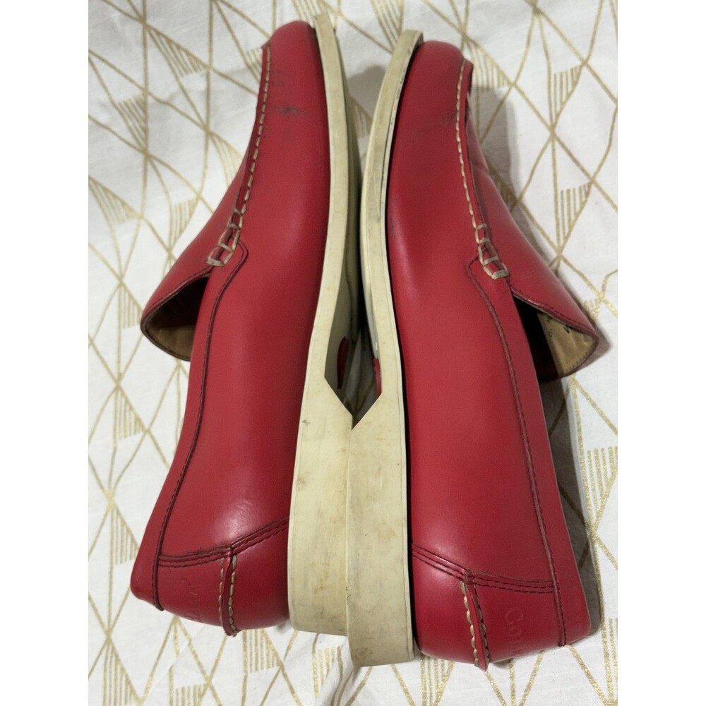 Cole Haan Mens Resort Red Loafers 11M Slip On Driving Moccasins Casual Shoe - Picture 11 of 11